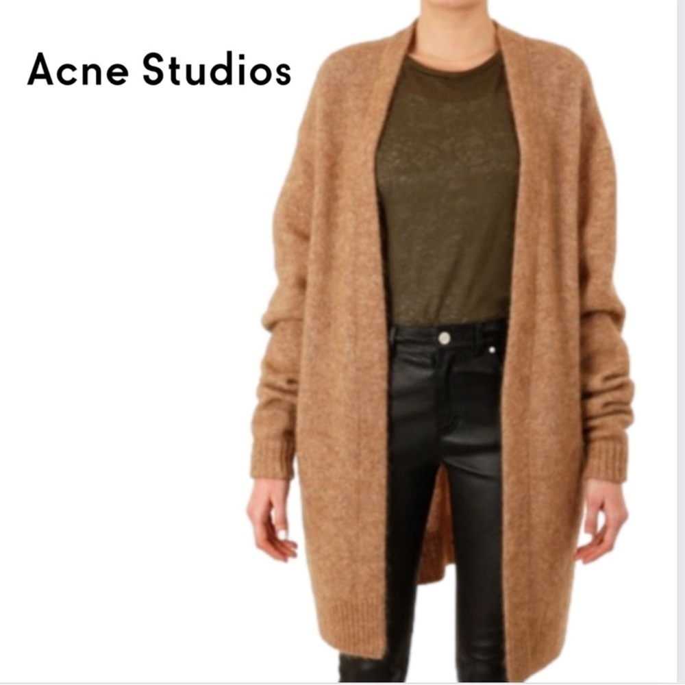 Acne Studios Raya Mohair Oversized Cardigan